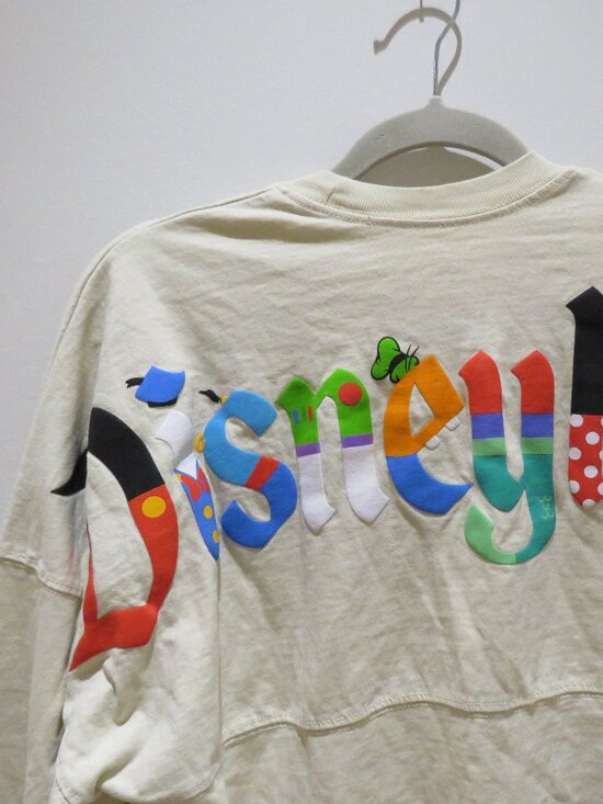 DISNEY Disney Parks Disneyland Resort Character Letters Spirit Jersey XS - Picture 9 of 11